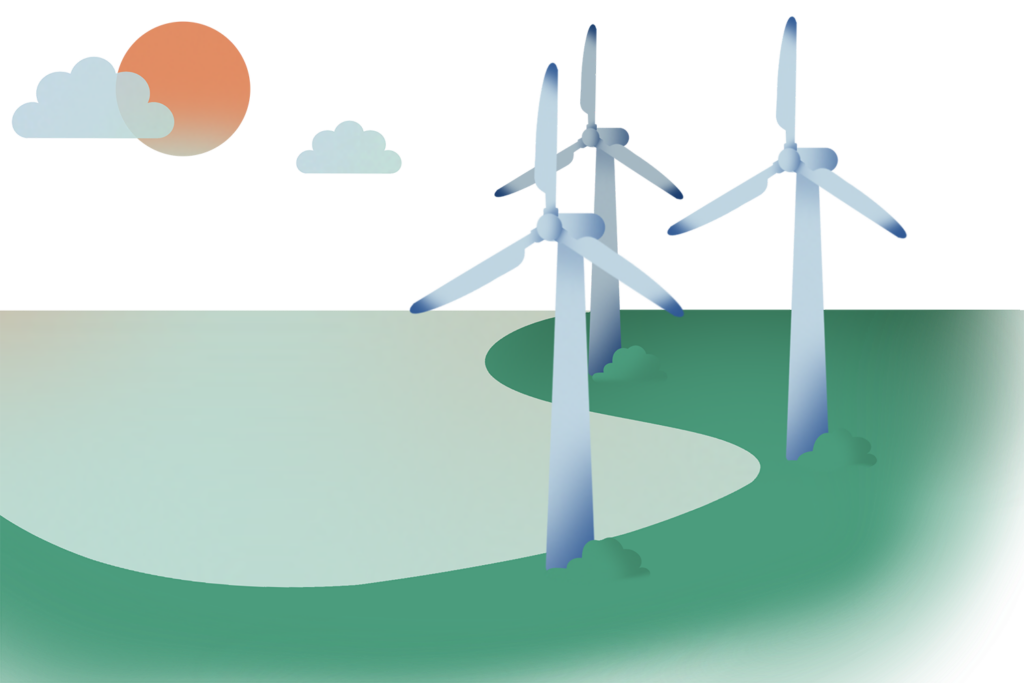 wind op land